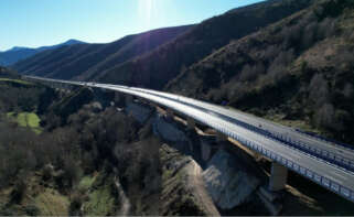 Viaducto del Castro tras su reconstrucción / Ministerio de Transportes