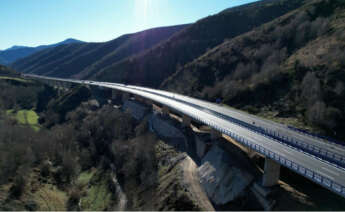 Viaducto del Castro tras su reconstrucción / Ministerio de Transportes