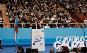 La líder del BNG, Ana Pontón, interviene en la XVIII Asemblea Nacional del BNG