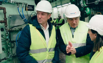 Visita de Alfonso Rueda a la central hidroeléctrica de Belesar de Naturgy