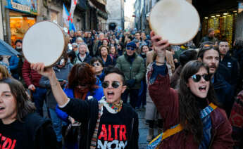 Protestas contra la planta de Altri