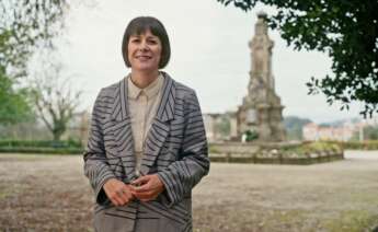 Ana Pontón escoge el monumento a Rosalía de Castro en la Alameda de Santiago para su mensaje de Fin de Año