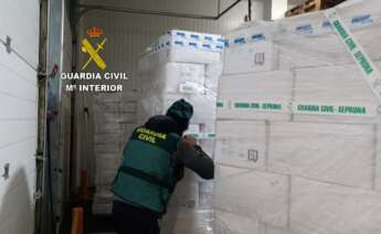 Intervenidas 270 toneladas de productos del mar congelados e investigadas 13 personas en Pontevedra / Guardia Civil de Pontevedra