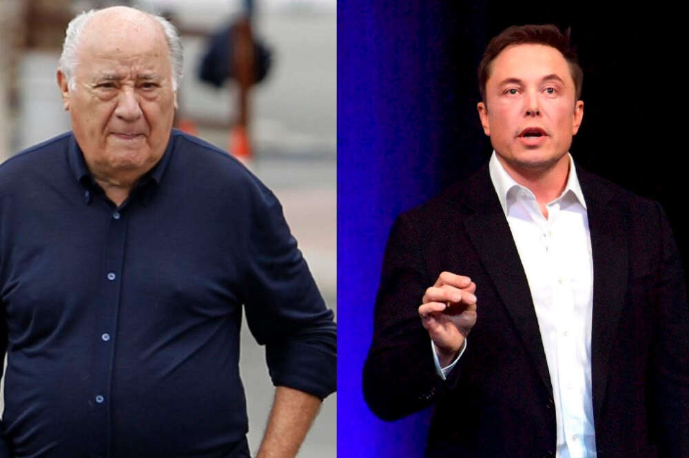 Amancio Ortega y Elon Musk