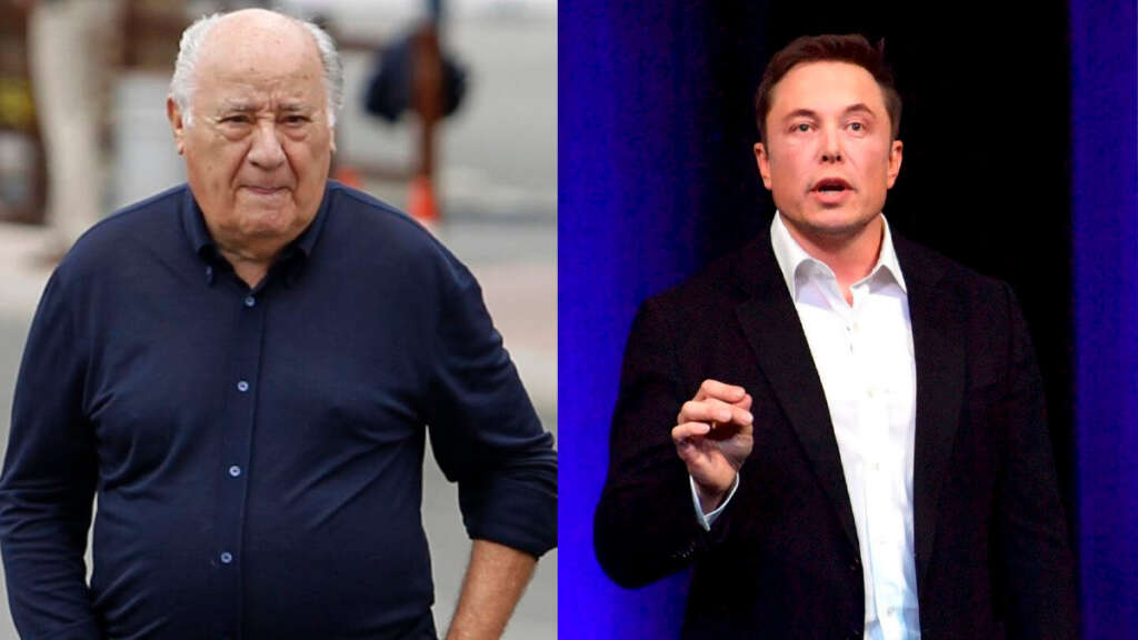 Amancio Ortega y Elon Musk