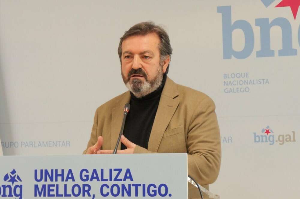 El viceportavoz parlamentario del BNG, Luis Bará