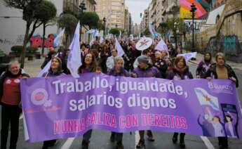 Manifestación convocada por la CIG en Vigo con motivo del 8M / CIG