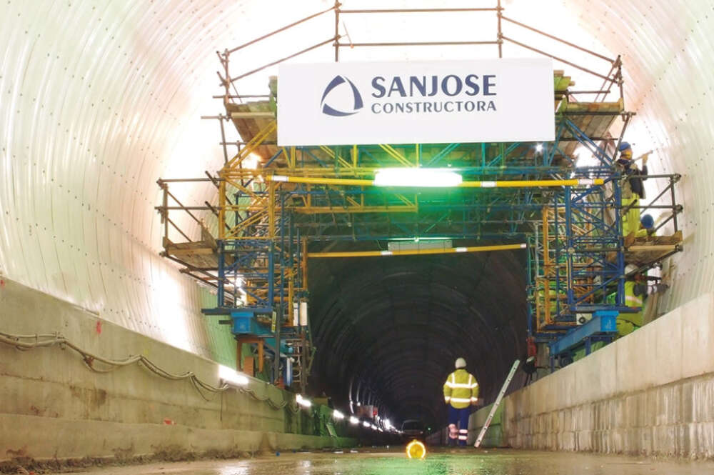 Imagen del túnel de Pajares del AVE entre Asturias y Madrid / San José