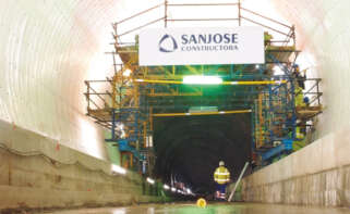 Imagen del túnel de Pajares del AVE entre Asturias y Madrid / San José