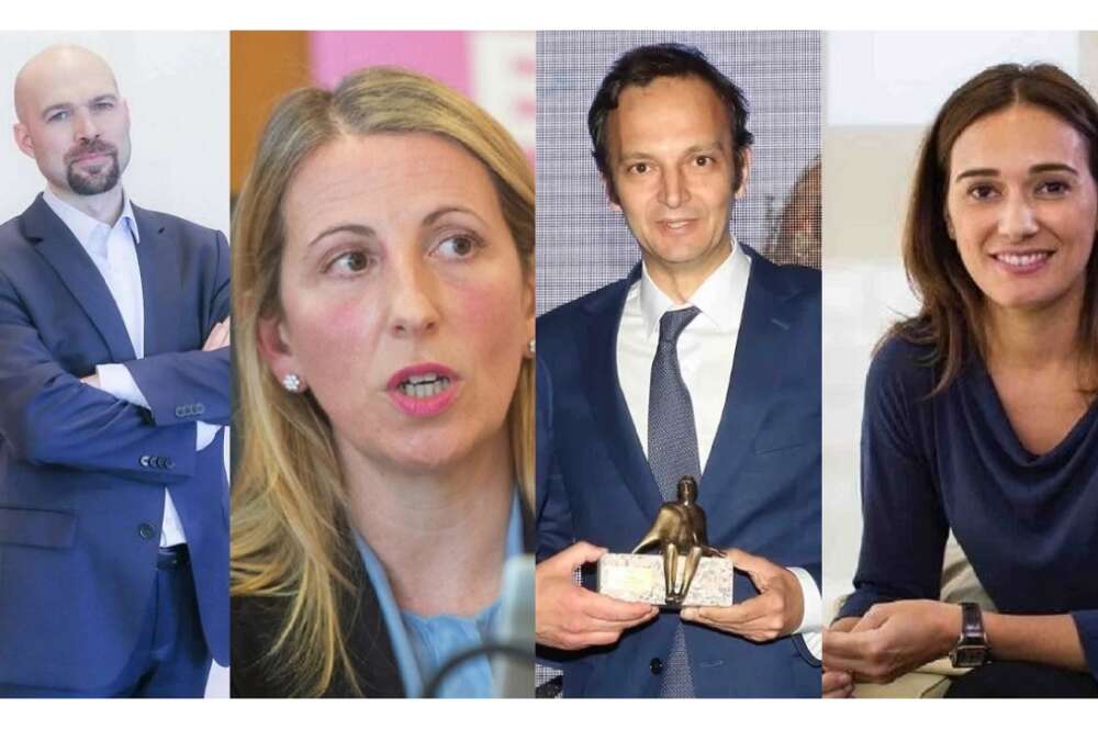 Raquel Cortizo, José González Suárez, María Montalvo y Andrés Fernández Álvarez-Santullano, destacados directivos de Cortizo, Luckia, Megasa y Zendal