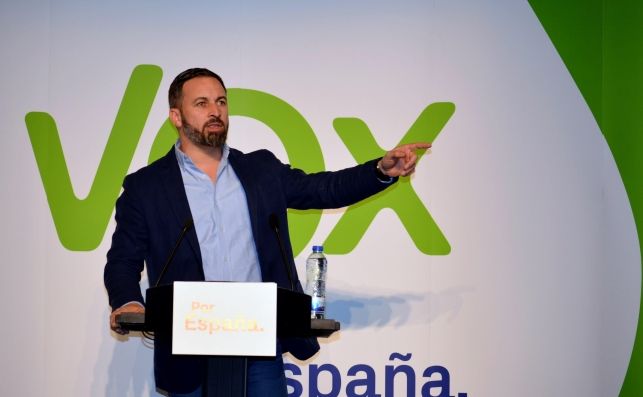 El líder de Vox, Santiago Abascal. EFE