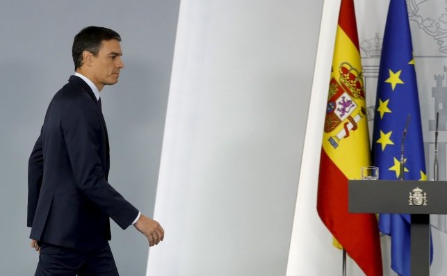 El presidente del Gobierno en funciones, Pedro Sánchez