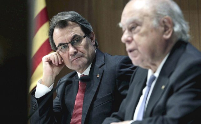 Artur Mas y Jordi Pujol. EFE