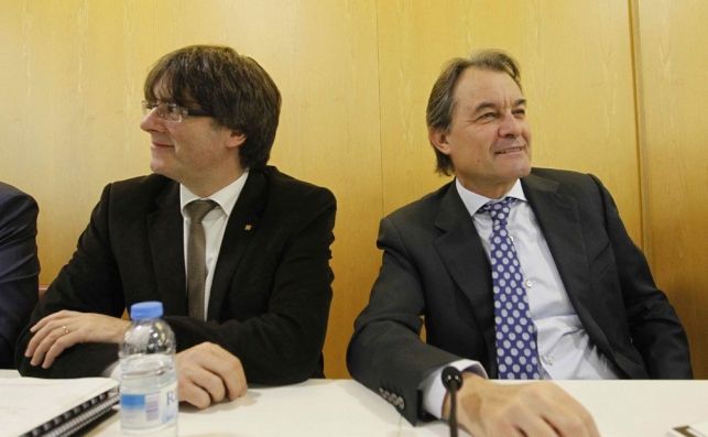 Carles Puigdemont y Artur Mas en una imagen de archivo