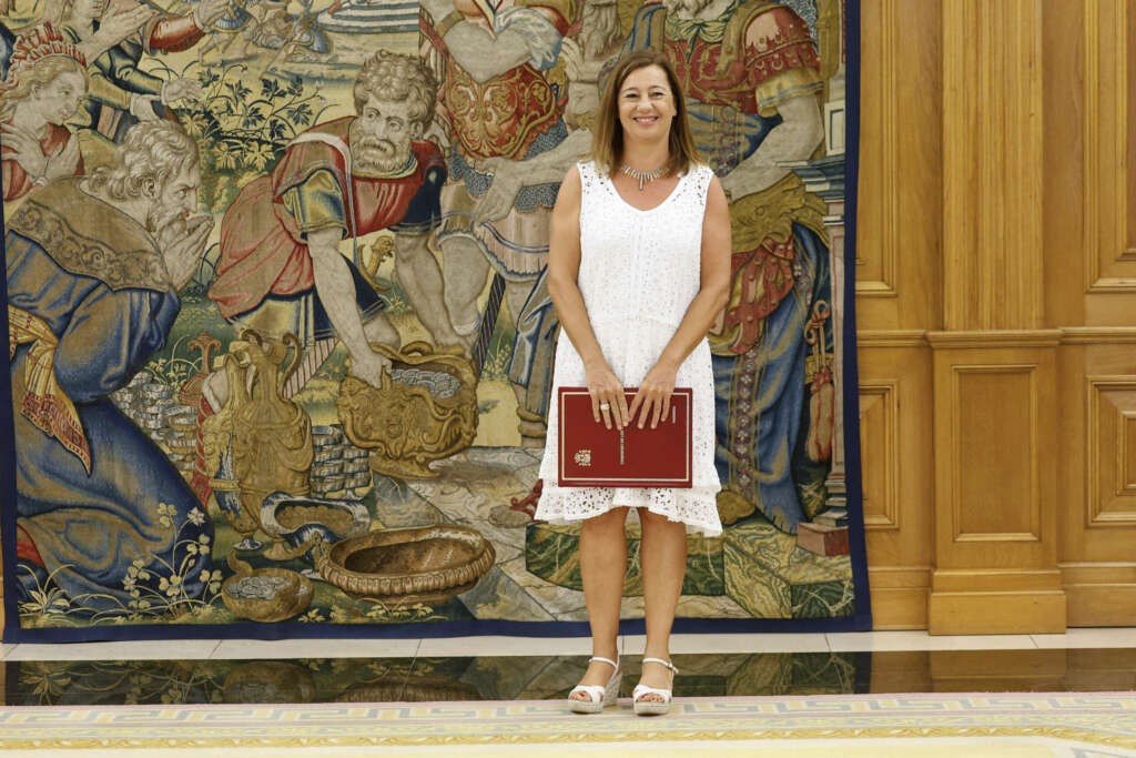 La nueva presidenta del Congreso, la socialista Francina Armengol. EFE/ Chema Moya POOL