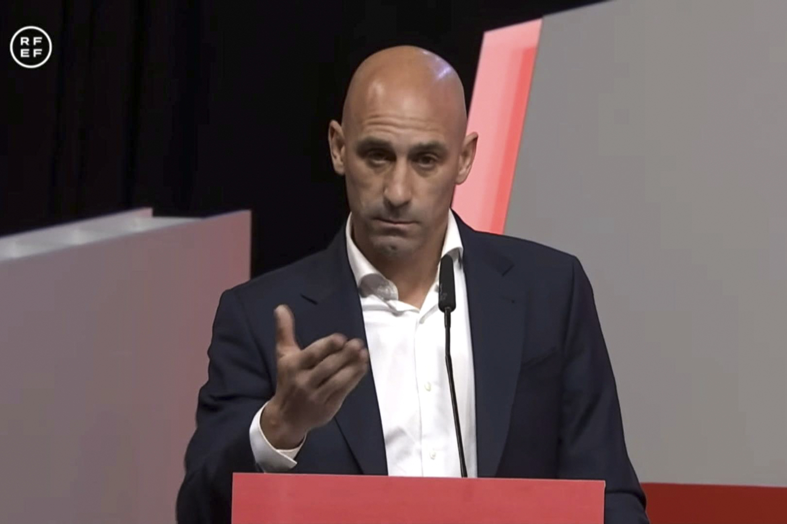 El presidente de la Real Federación Española de Fútbol, Luis Rubiales. EFE