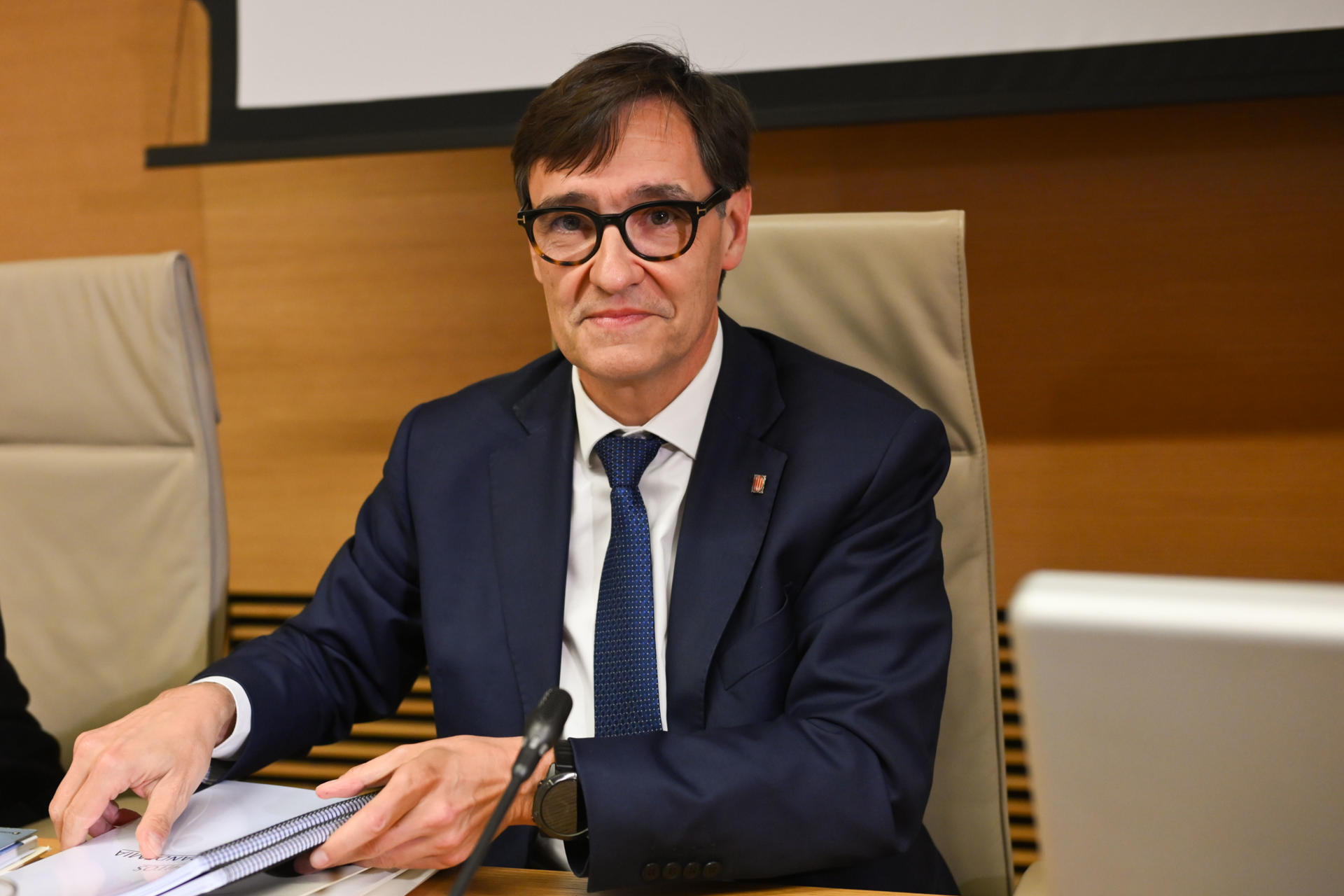 El candidato del PSC a la Presidencia de la Generalitat.