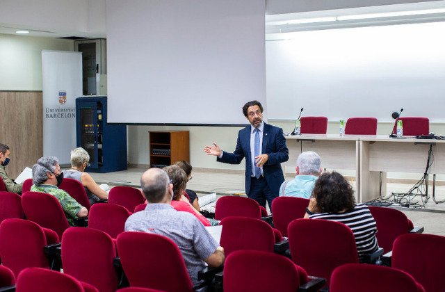 El Rector de la Universitat de Barcelona, Joan Guàrdia. Foto: Univesitat de Barcelona.