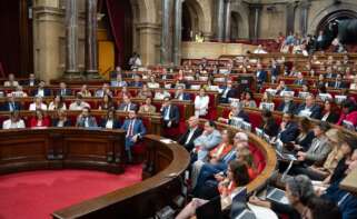 El pleno del Parlament. Foto: David Zorrakino / Europa Press