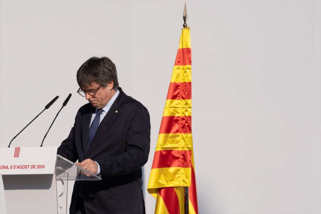 El expresidente de la Generalitat de Catalunya Carles Puigdemont. Foto: David Zorrakino / Europa Press