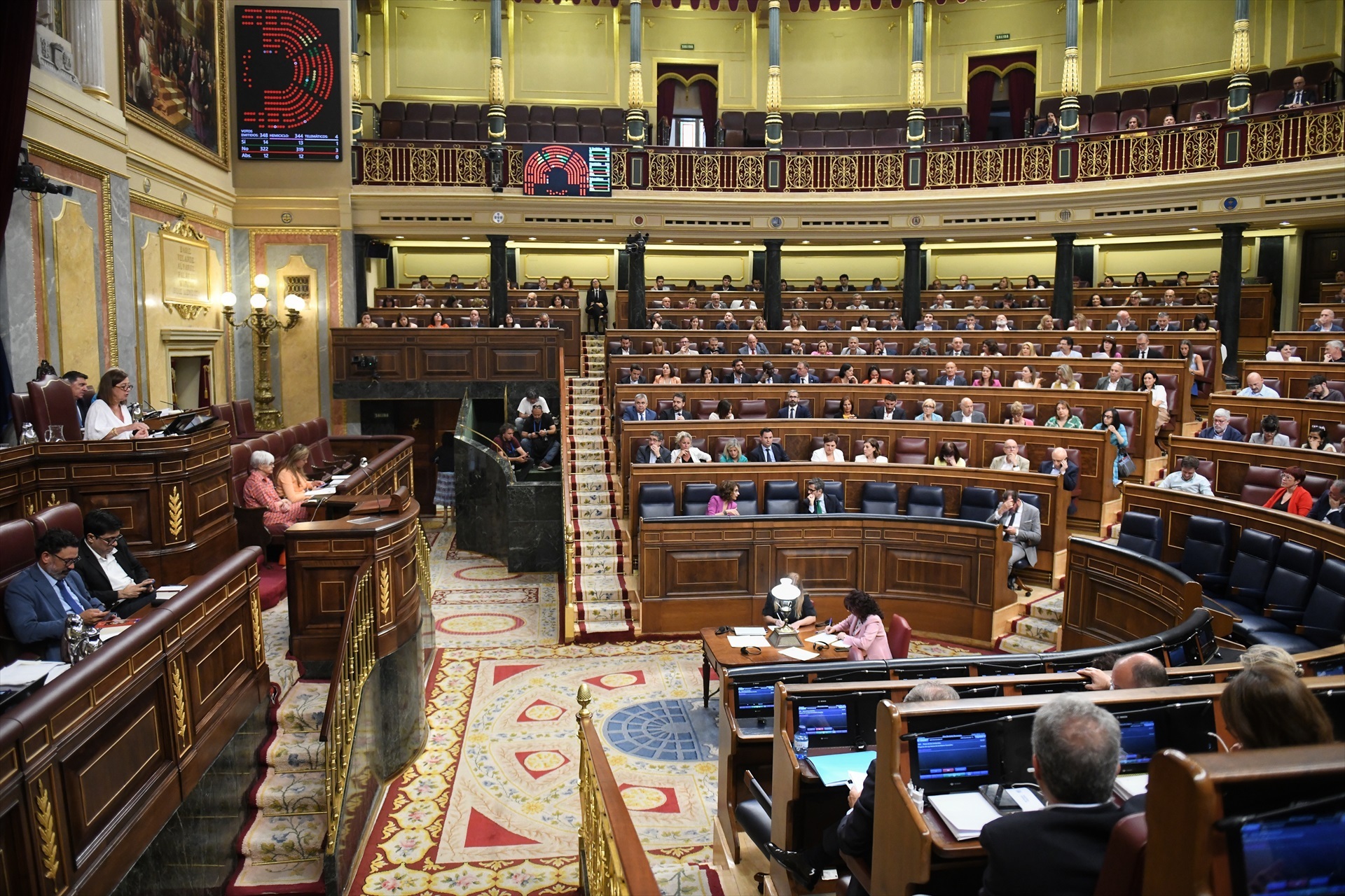 El Congreso de los Diputados. Foto: Fernando Sánchez / Europa Press