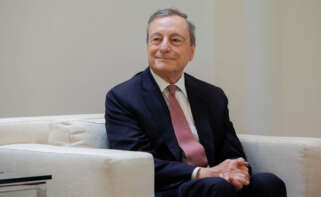 (Foto de ARCHIVO) El expresidente del Banco Central Europeo y expresidente del Consejo de Ministros de la República de Italia, Mario Draghi, en el Complejo de la Moncloa, a 13 de junio de 2024, en Madrid (España). Mario Draghi se encuentra en España para recibir el Premio Europeo Carlos V el próximo viernes, día 14 de junio, en el Monasterio de San Jerónimo de Yuste en una ceremonia presidida por el Rey Felipe VI. Alejandro Martínez Vélez / Europa Press 13 JUNIO 2024;MONCLOA;INTERNACIONAL;POLÍTICA;PRESIDENTE; 13/6/2024