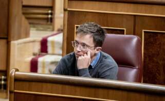 Iñigo Errejón, durante una sesión plenaria en el Congreso de los Diputados. Foto: A. Pérez Meca / Europa Press