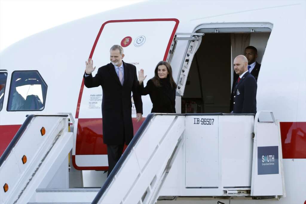 Los Reyes, en un viaje de Estado a Italia. Foto: Antonio Gutiérrez / Europa Press