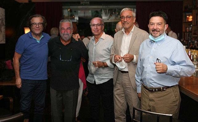 Albert Arbós, Rafel Nadal, Javier de las Muelas, Xavier Melero y Albert Montagut. Foto: Marta Calvo