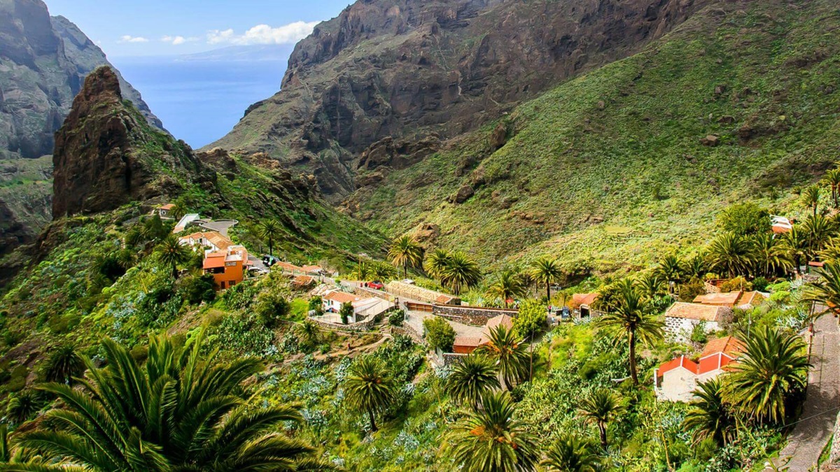 Masca, en el municipio de Buenavista del Norte, en la isla de Tenerife