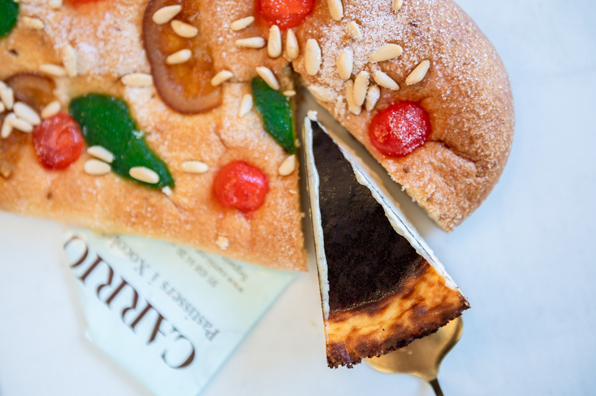 La coca con cheesecake de Jon Cake y Oriol Carrió