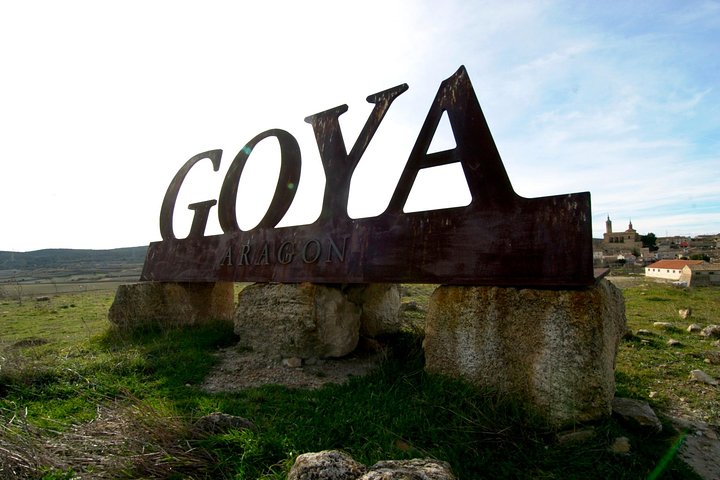 Cartel de Goya en Fuendetodos, Zaragoza