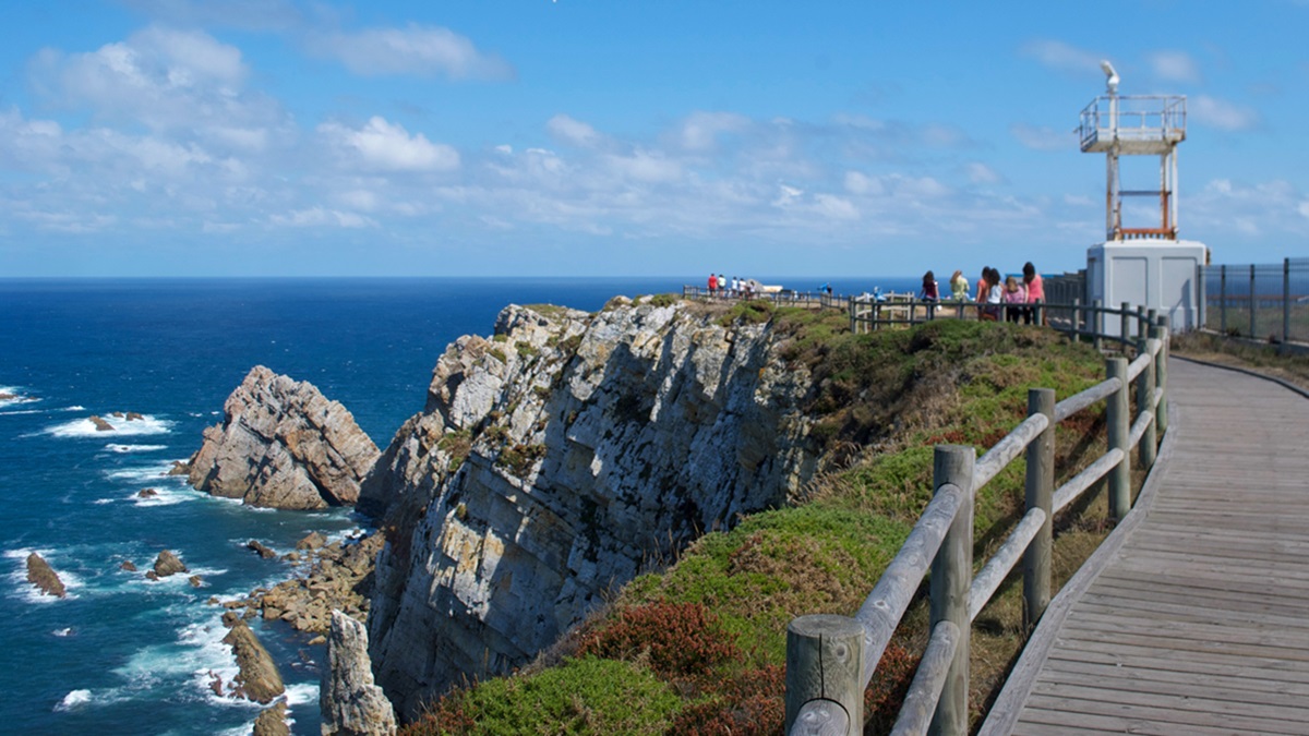 El acantilado del Cabo de Peñas en Asturias