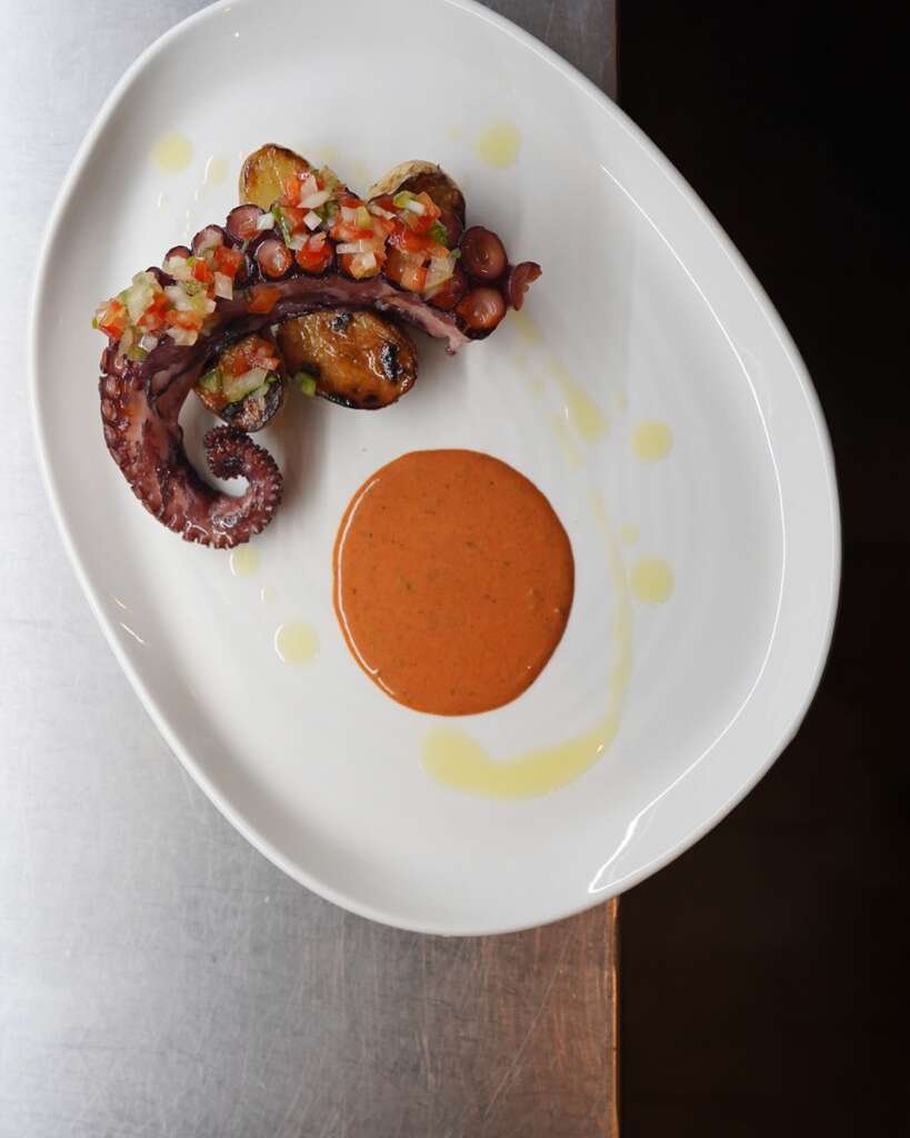 Pulpo a la parrilla