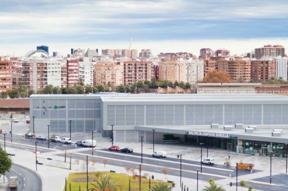 Estación Joaquín Sorolla. Foto: Wikipedia.