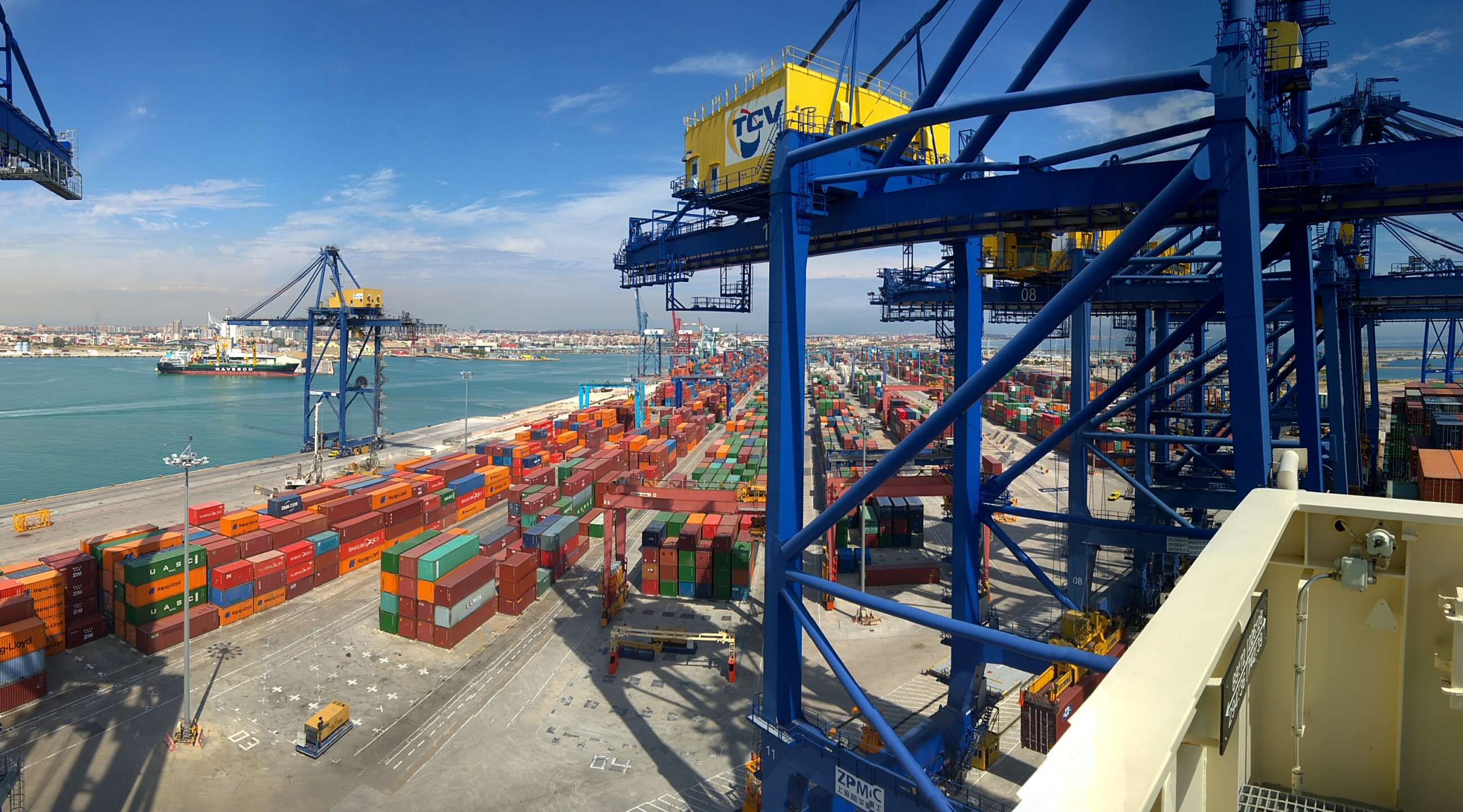 Vista del Puerto de Valencia. Foto: Valenciaport.