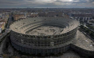 Vista aérea del Nou Mestalla