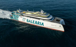 El buque Margarita Salas de Balearia. Foto: Balearia.