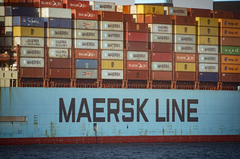 Una embarcación de Maersk. Marcos Morenos/ Europa Press