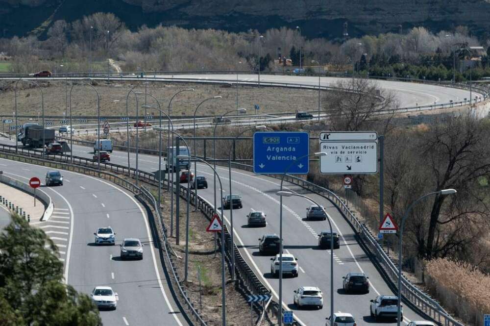 Carretera A-3 hacía Madrid