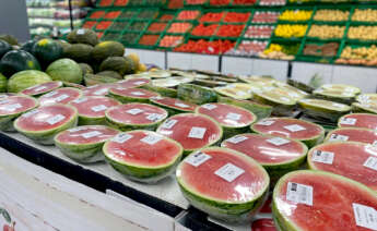 Sandías de origen local en Mercadona. Foto: Mercadona.