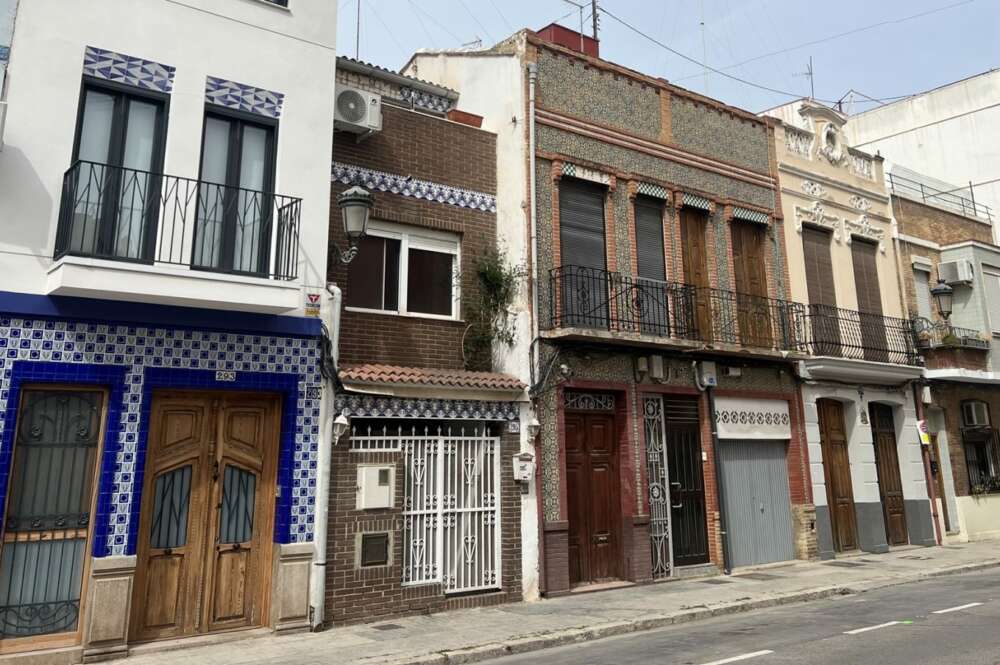 Casas del Cabanyal en Valencia