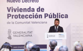 El president de la Generalitat Valenciana, Carlos Mazón, en un nuevo decreto sobre la vivienda pública (VPP) destinado a colectivos como los jóvenes