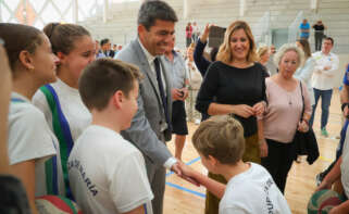 Carlos Mazón visita el poliesportiu de Valencia