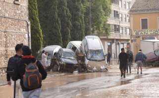 Coches dañados por la DANA en Valencia