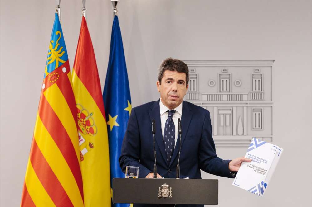 El presidente de la Comunitat Valenciana, Carlos Mazón. Foto: Carlos Luján / Europa Press