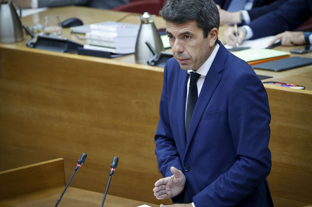 Carlos Mazón comparece en Les Corts tras la DANA (Foto: José Cuéllar/Corts Valencianes)