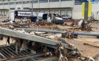 Un polígono industrial de Riba-roja destruido por la DANA en la Comunitat Valenciana