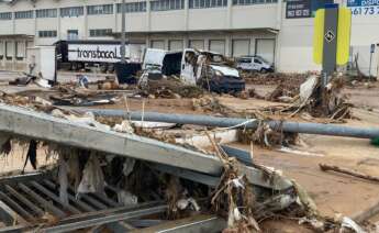 Un polígono industrial de Riba-roja destruido por la DANA en la Comunitat Valenciana