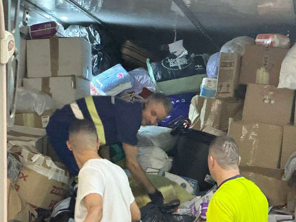 Operarios de la logística en Valencia